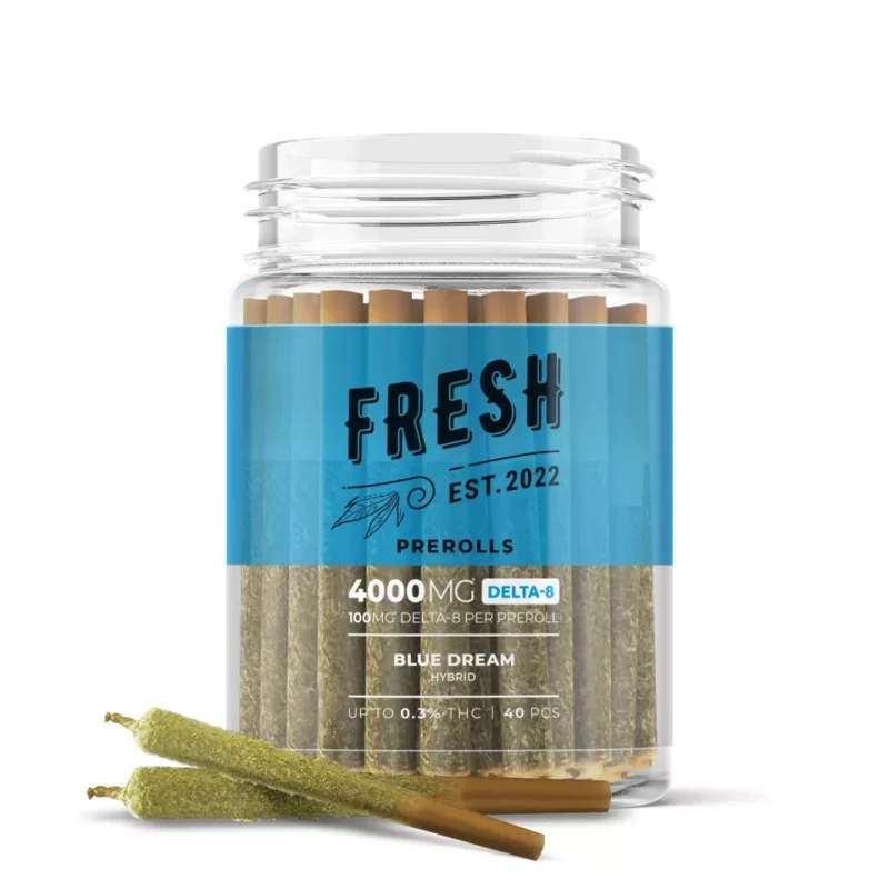 Blue Dream Pre-Roll - Delta 8 - Fresh - 4000mg