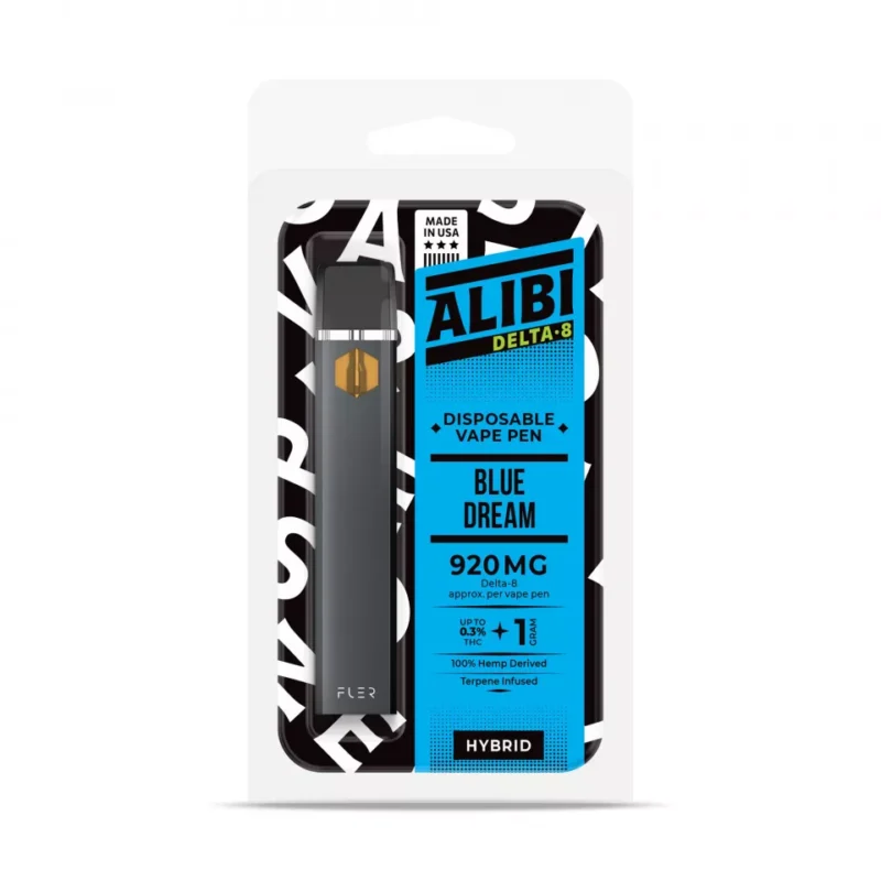 Blue Dream Vape - Delta 8 THC - Disposable - Alibi - 920mg - Image 2