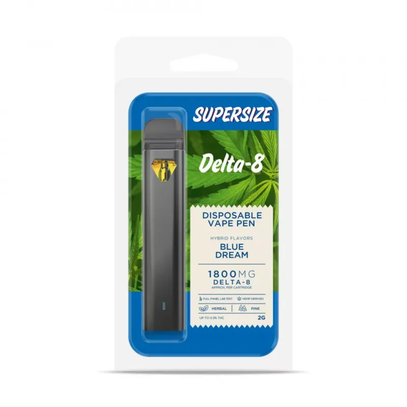 Blue Dream Vape Pen - Delta 8 - Disposable - Buzz - 1800mg - Image 2