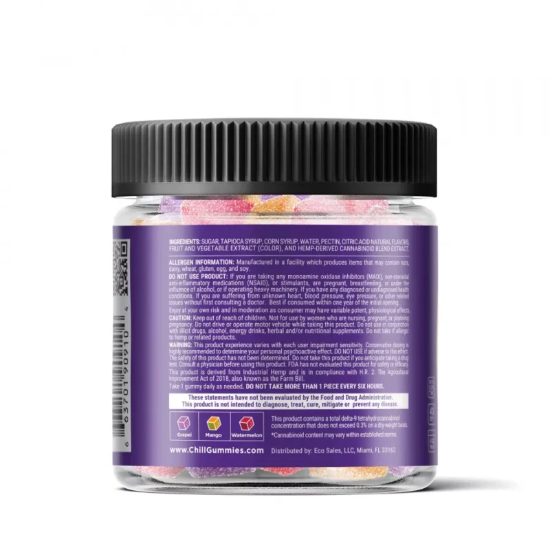 Chill Plus Extreme Blended Gummies - Triple Power - 1000MG - Image 4