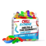 Chill Plus Extreme Delta-8 THC Gummies - Gummy Worms - 1000MG