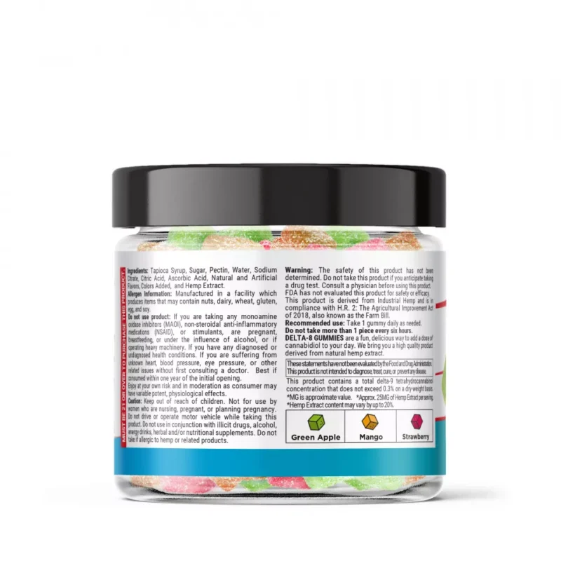 Chill Plus Extreme Delta-8 THC Gummies - Sour Punch - 1250MG - Image 3