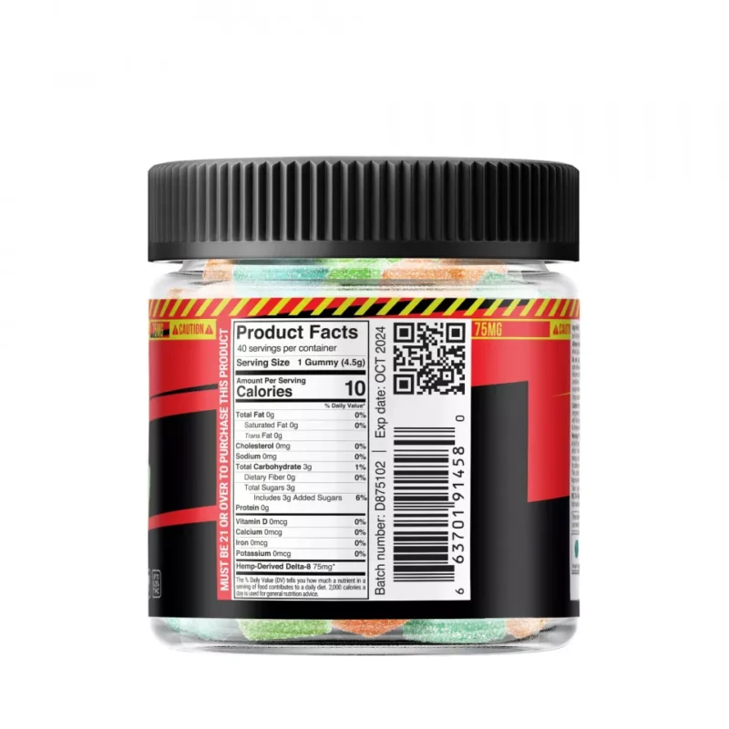 Fruity Blend Gummies - Delta 8 - Chill Extreme Plus - 3000MG - Image 3