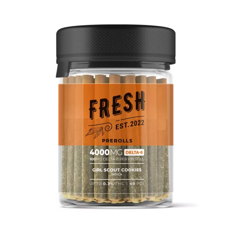 Girl Scout Cookies Pre-Roll - Delta 8 - Fresh - 4000mg - Image 2