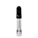 1mL 510 Push Top Black Tip Vape Cartridge