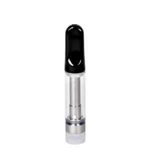 1mL 510 Push Top Black Tip Vape Cartridge