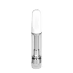 Empty 1mL 510 White Tip Vape Cartridge